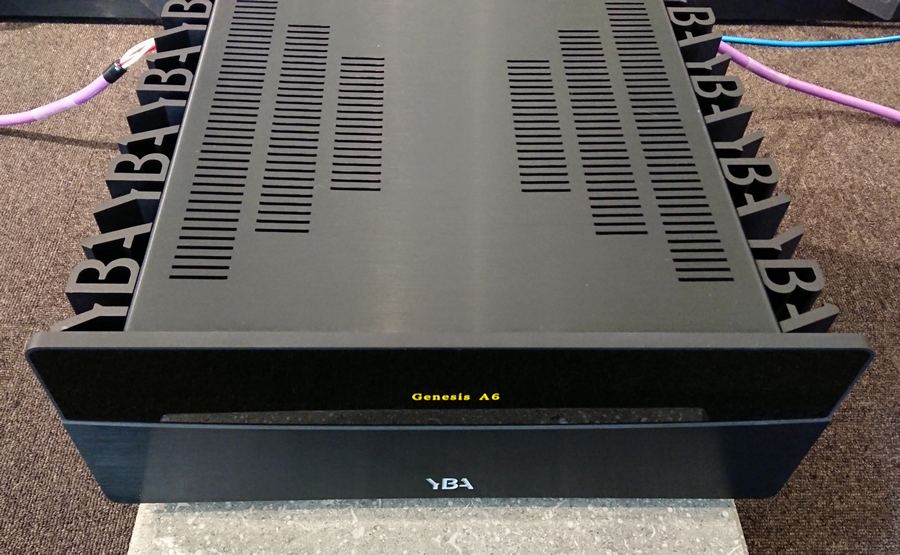 YBA Genesis A6 パワーアンプ｜美しい筐体です