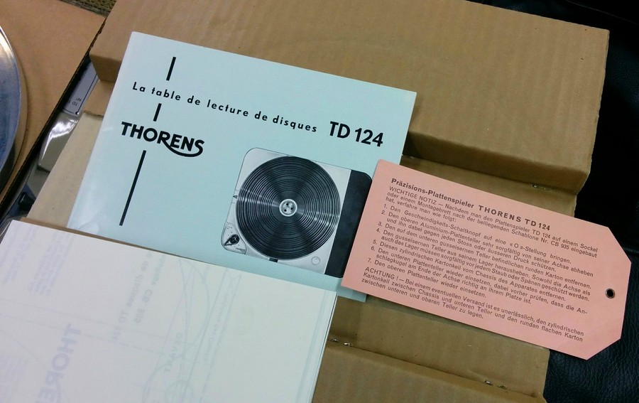 Thorens TD124　付属品